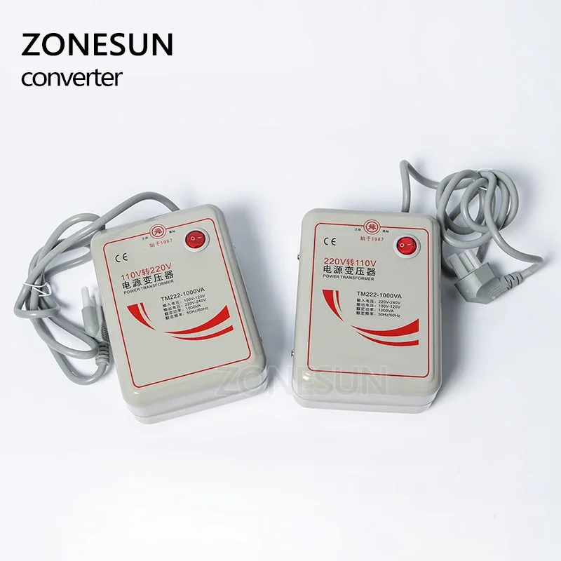 ZONESUN-Convertisseur de puissance de tension pour appareils, 50Hz, 60Hz, 500W, 1000W, 2000W, 3000W, 220V, tourner 110V à 220V