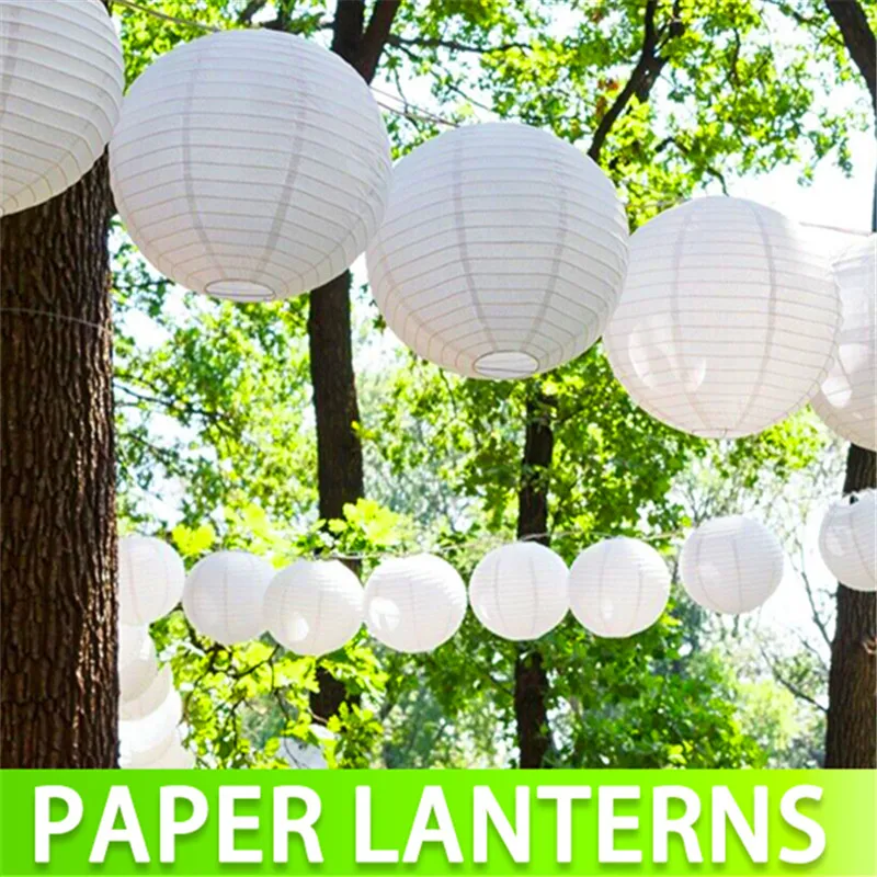 Lanternes Chinoises en Papier Mixte, 30 Pièces, Boule Lumineuse pour Décoration de ixd\'Anniversaire et de Mariage, 4 à 12 ans