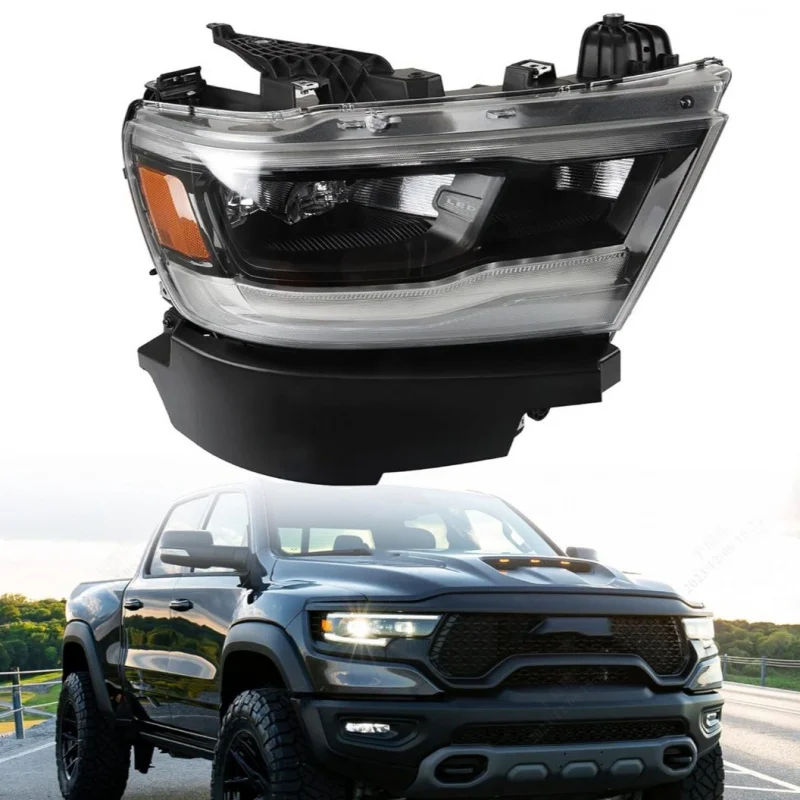 Suitable for Ram1500 Headlight 2019-2022 Cross-Border 68533274AA 68533275AA Headlamp