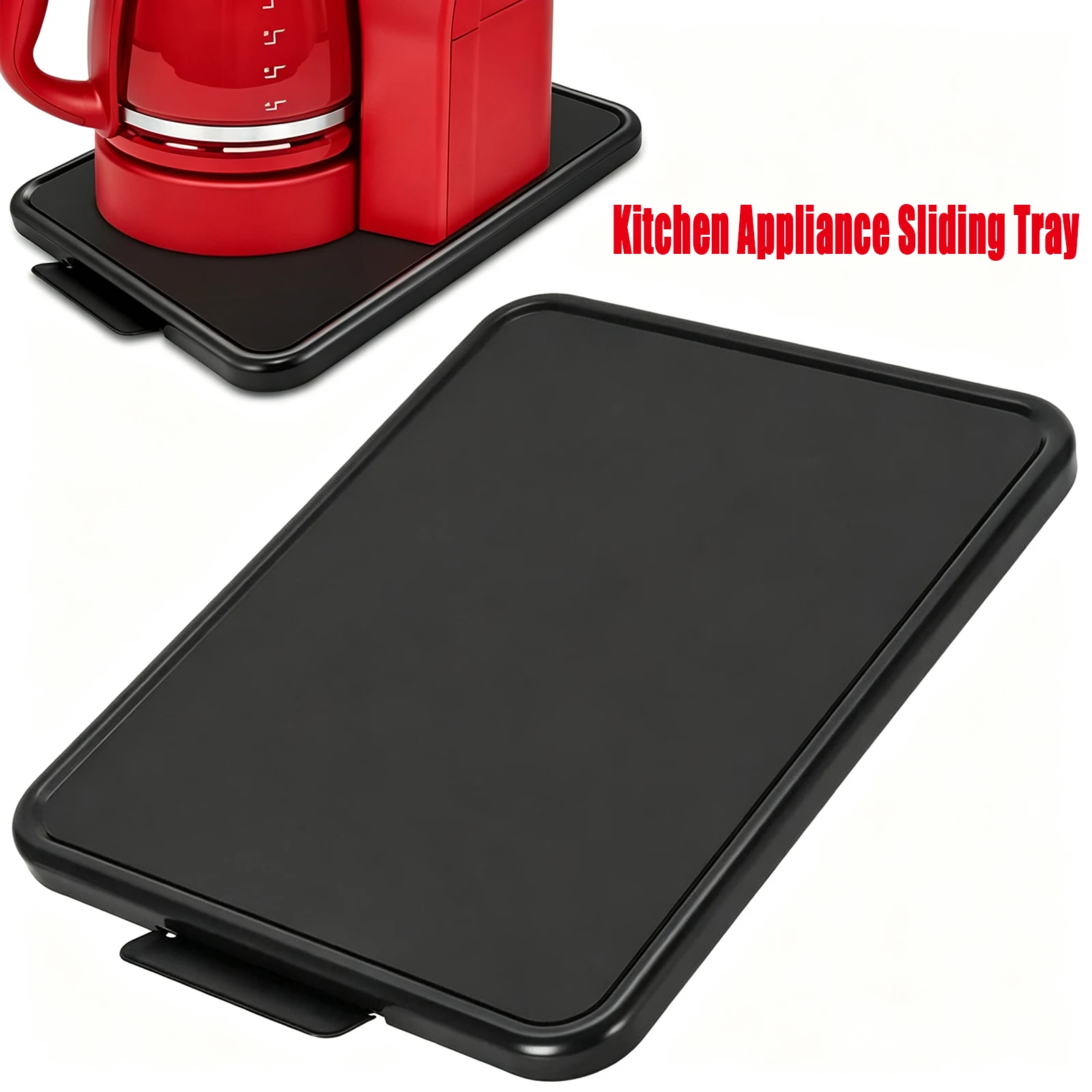 Küchengeräte-Rolltablett für Kaffeekanne, Kaffeemaschine, Toaster, Küchenmaschine, Mixer, Standmixer, Heißluftfritteuse, Arbeitsplatte