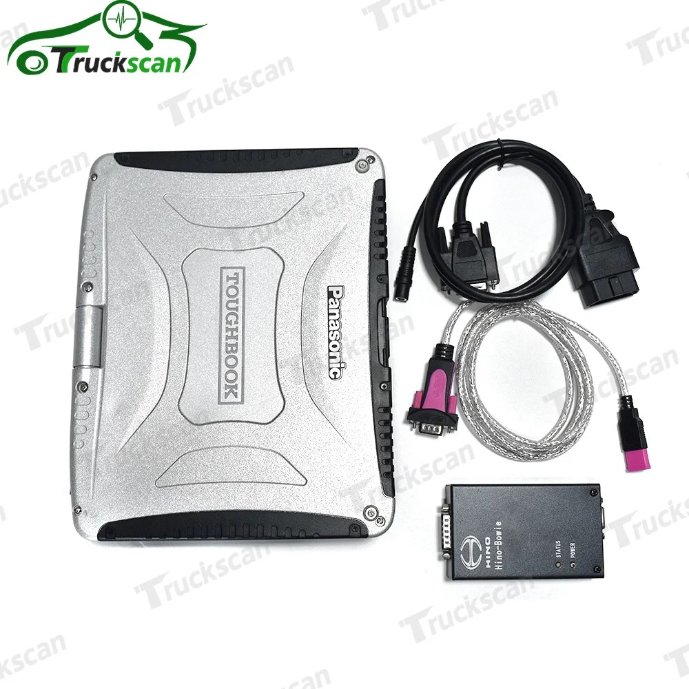 Truck Excavator Diagnostic Scanner for HINO Diagnostic Explorer/Bowie with IBM CF19 laptop