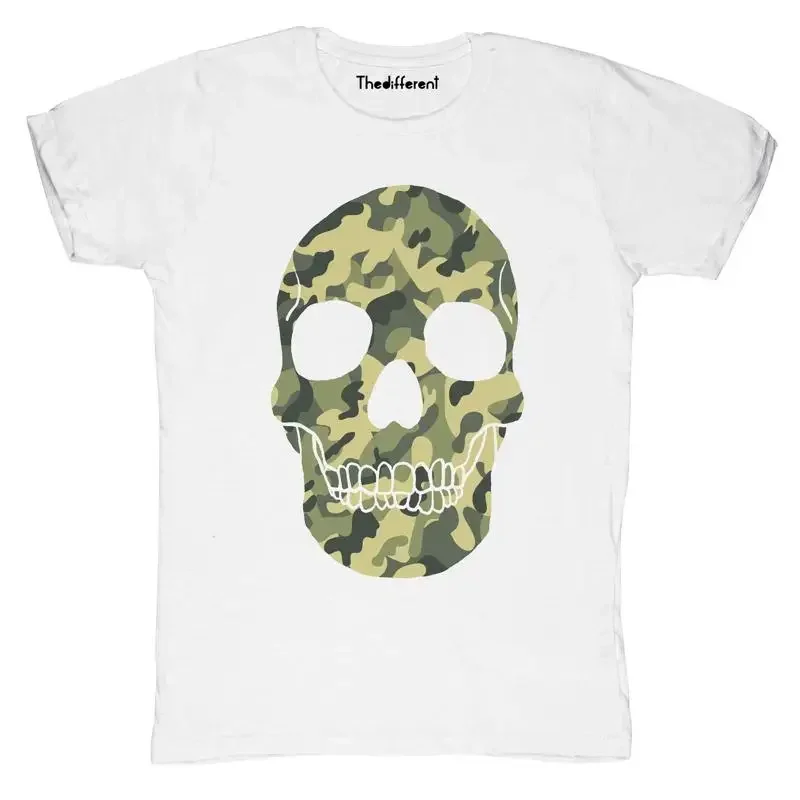 New T shirt Blaze Man Skull Military Idea
