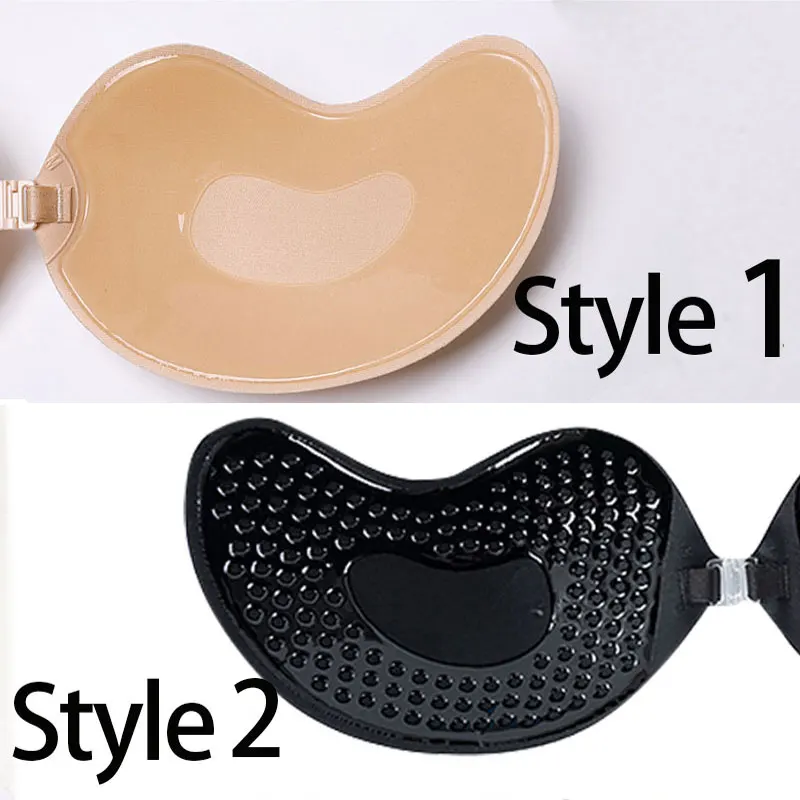 Mango Silicone Chest Stickers Push Up Bra Self Adhesive Bra Invisible Cover Bra Pad Sexy Strapless Breast Petals