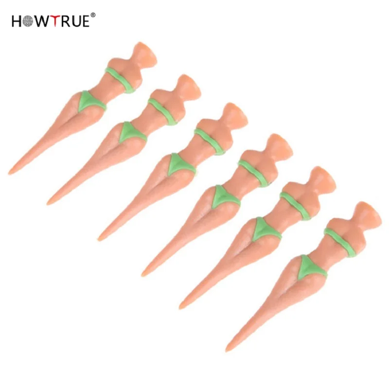 Hot Sale 6pcs/lot Bikini Nude Lady Golf Tees Pitch Fork Novelty Nude Lady Golf Tee