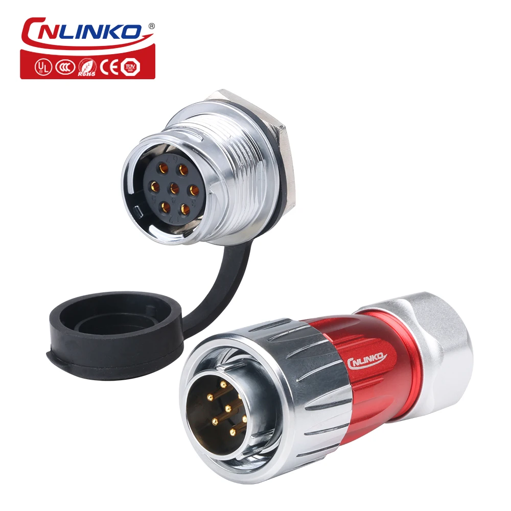 CNLINKO DH20 Waterdichte Connector 2 3 4 5 7 9 12-pins Aviation Automotive Kabelconnector Mannelijke Vrouwelijke Stekker Aansluiting IP68 Buitengebruik