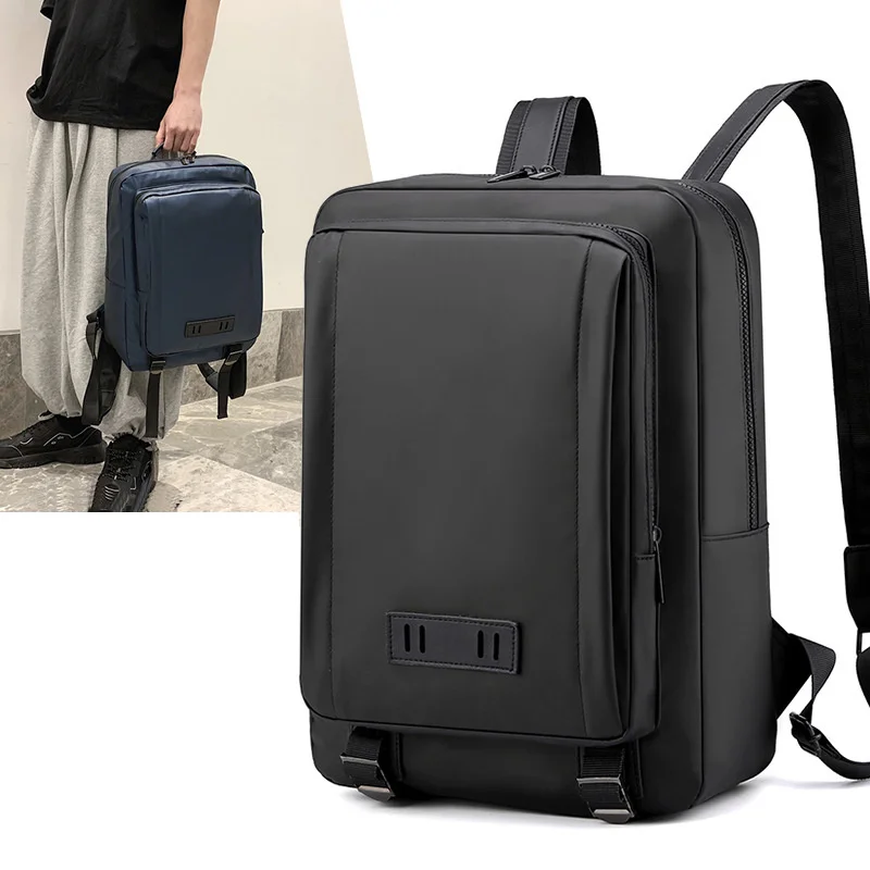 

New business backpack fashion trend men's bag large capacity computer backpack simple Student Backpack