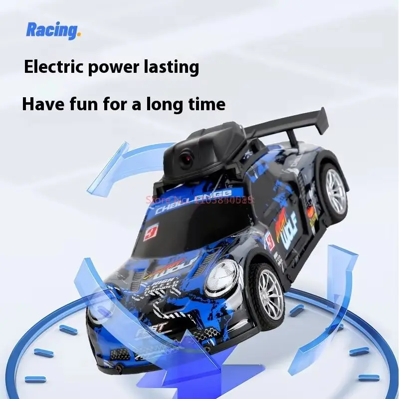 Racing Four Channel Remote Control Car Hd Wifi Camera Video Car High Speed Outdoor Light Drift Car Simulation Model Toy Gift