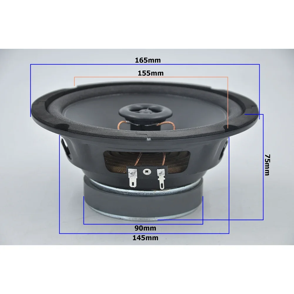 Big Power 30W Speaker Unit Home Theater Sound System Stereo Subwoofer Bass 6 inch Loudspeaker Driver DIY for Residential Hotel