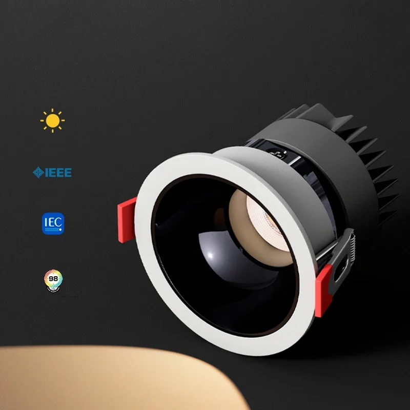 

7W 10W LED Downlight 220V Recessed Round Ceiling Dowm Light Bedroom Indoor Living Room For Home Decor Lighting LED Spot Lamp