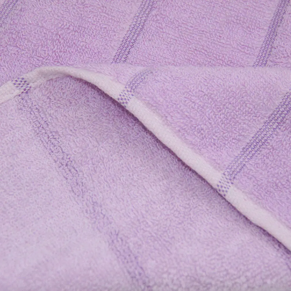 Soft Premium Cotton Lavender Towel Fast Drying Absorbent Thick Comfortable for Barber Salon Hotel Bathroom Home Use