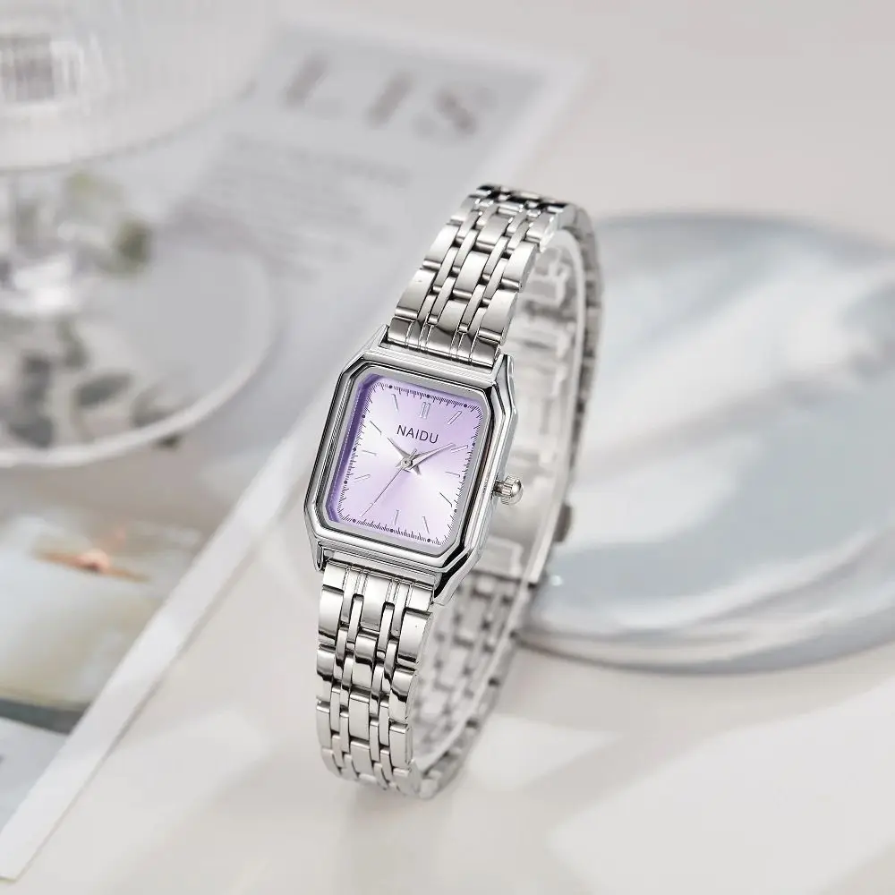 Reloj informal de moda para mujer con temperamento elegante, exquisito reloj cuadrado de cuarzo con esfera pequeña, reloj de cuarzo часы жletiikanе