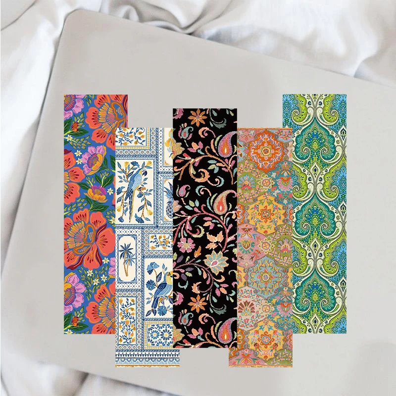 30PCS Classical Patterns Bookmarks Graffiti Retro Room DIY Cartoon Gift Personalized Living Luggage Unique Gifts Room Durable