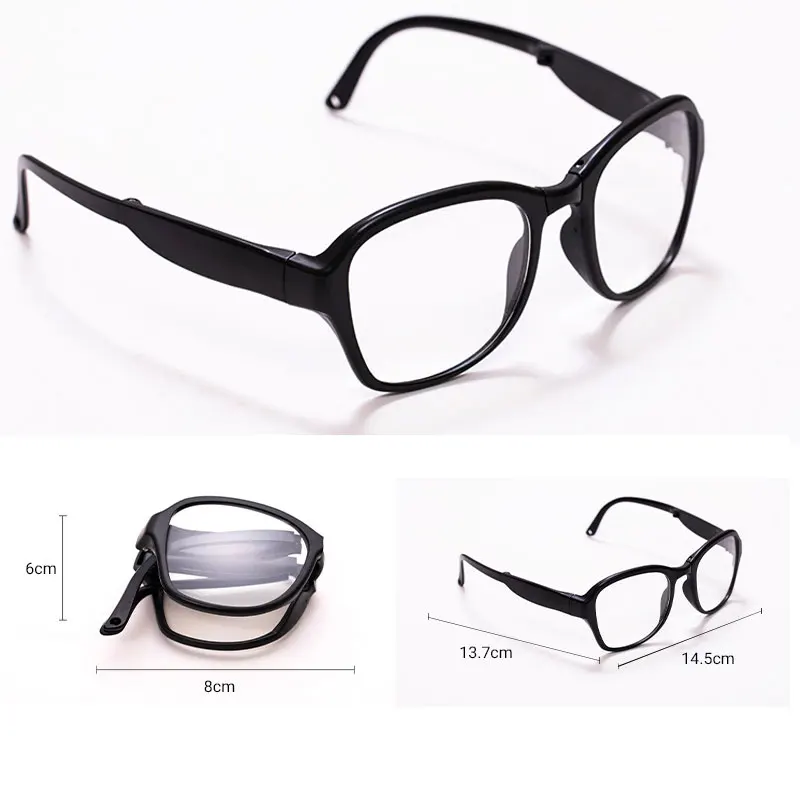 UV Protective Glasses For False Lash Eyelash Extension Eye Protector Portable Foldable Anti Blue Light Blocking Radiation Очки