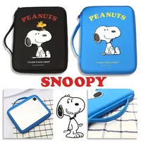 Snoopy Tablet Sleeve Hard Handbag 11 In for IPad Pro Samsung Xiaomi Lenovo Waterproof Anime Cute Digital Accessories Storage Bag