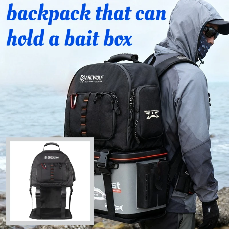 Large-capacity Lightweight Backpack Multi-functional Fishing Gear Storage Bag Outdoor Portable Fishing Bags Tackle Supplies