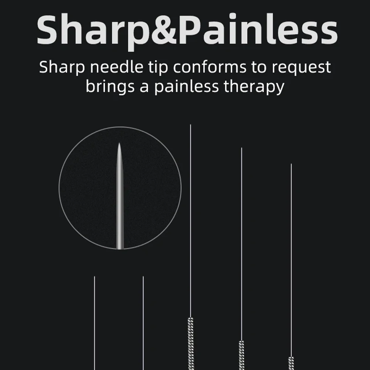 Shenlong Brand Stainless Steel Handle Acupuncture Needles Without Loop , 1000pcs/Box Sterile Dry Needling