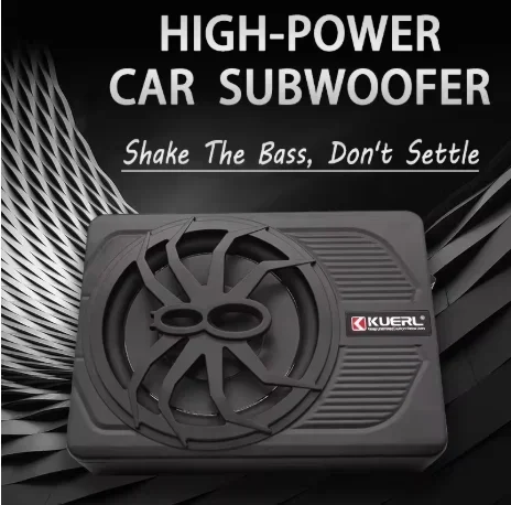 

Car Audio Modification 10Inch Linear RMS 150W Active Stereo High Power Pure Bass Slim Subwoofer Speaker Installed Under The Seat