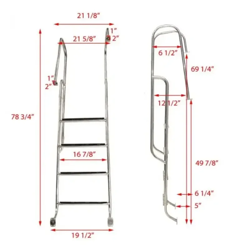 

BAYLINER BOAT LADDER 316 Stainless Steel /boat