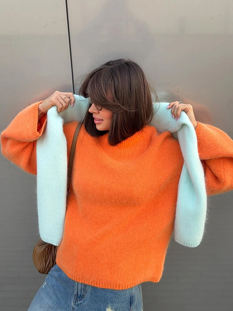Casual dames gebreide trui met - Street Fashion Winter 2026 recensie en prijs
