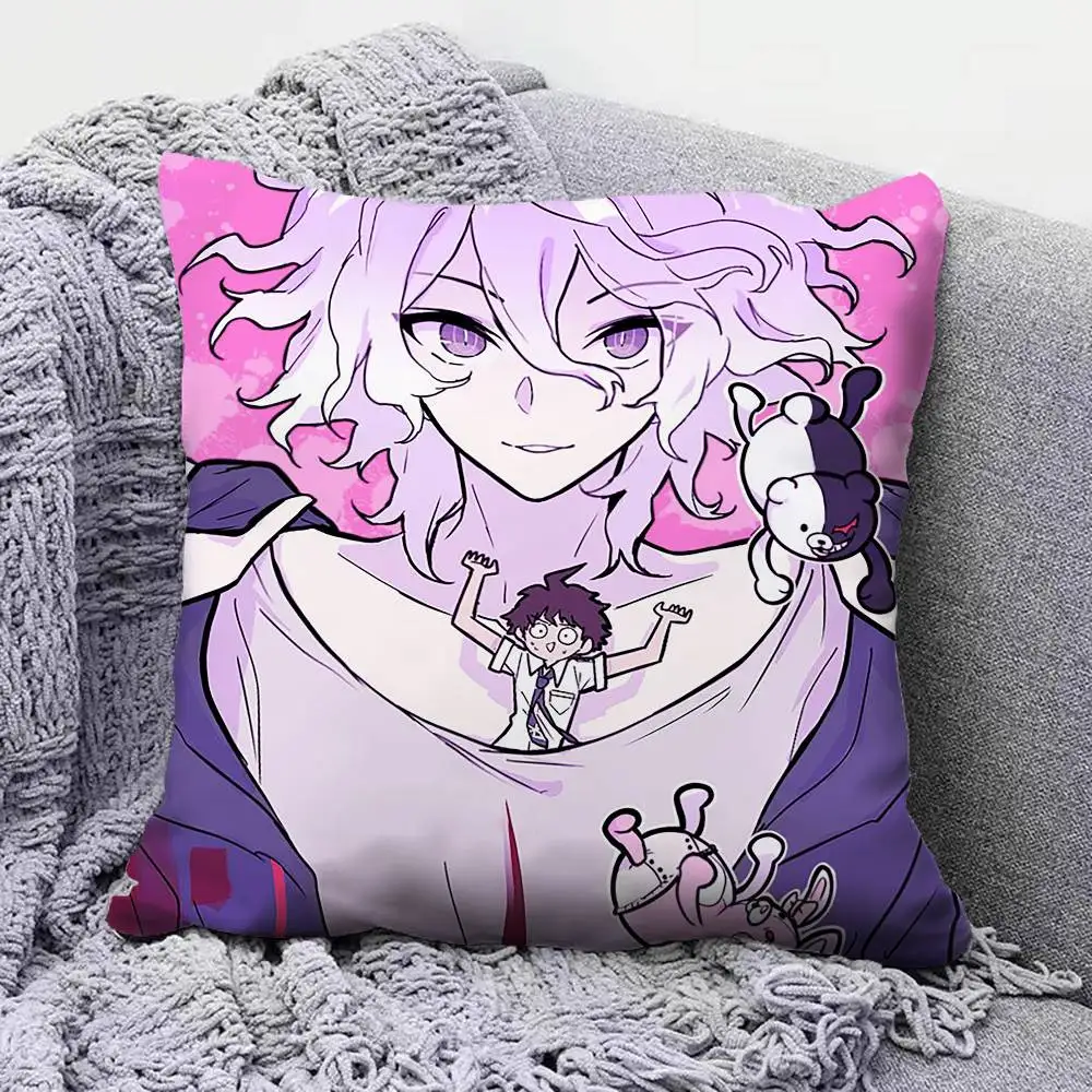 Nagito Komaeda Danganronpa  Pillow Covers, Home Sofa Cushion Covers and Aecorative Custom