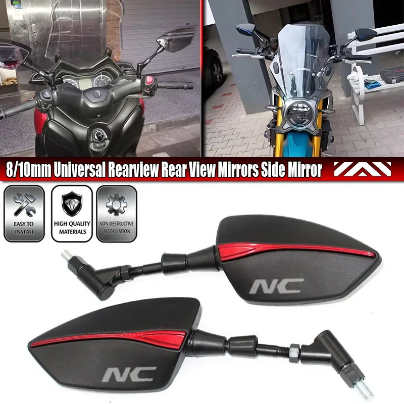 Fit For NC750X NC750S NC700X NC700S NC750 NC700 NC 700 750 S/X Universal Adjustabale Rearview Rear View Mirrors Side Mirror