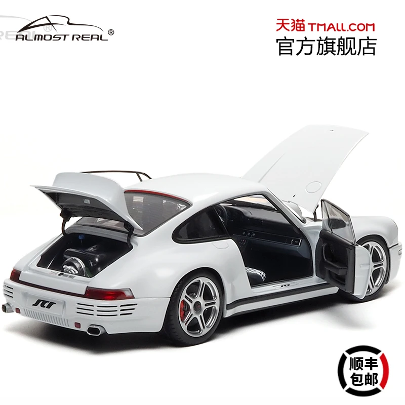 1:18 RUF SCR Full เปิดรุ่น 2018 สีขาว,โลหะผสม Die-Cast STATIC รถขนาดเล็กแฟชั่น Play รุ่นผู้ใหญ่คอลเลกชันจอแสดงผลของขวัญ