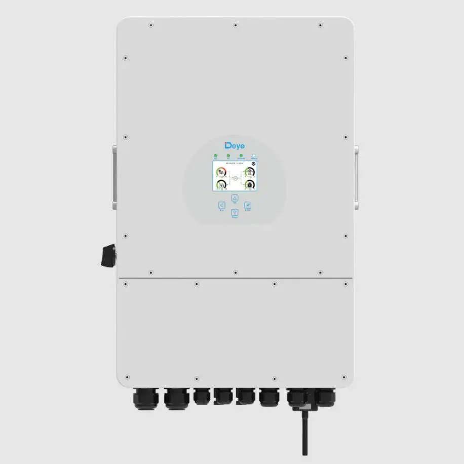 12kw Deye hybrid inverter 8000w 10000w 8kw SUN-8K-SG01LP1-EU solar inverter complete SUN-12K-SG04LP3-Eu 10kw 3 phase inverter