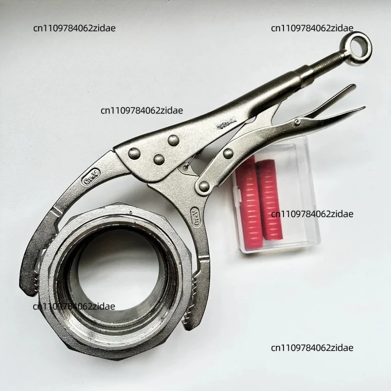 For Self Locking Water Pump Pliers Large Opening Portable Pipe Clamp Pliers for Pipe Fitting Removal Repair Hand Tool