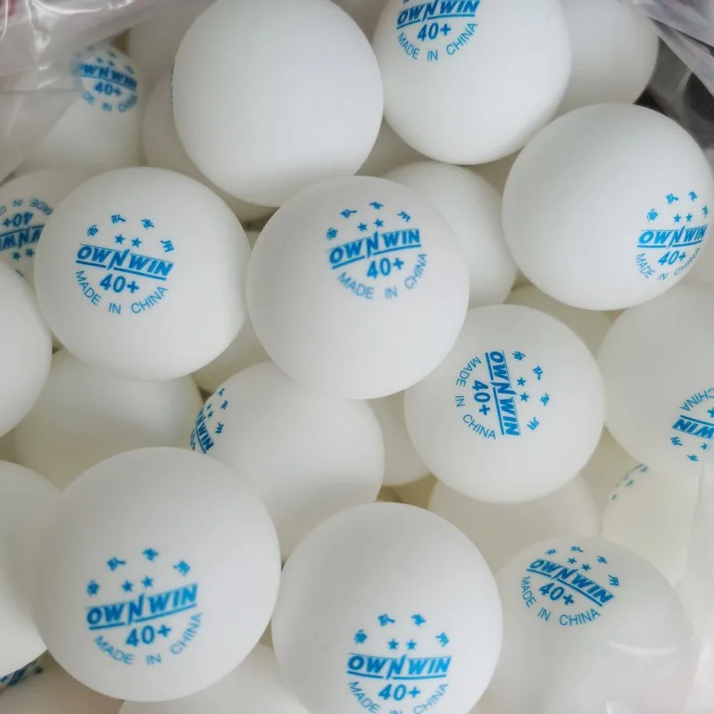 

Genuine OWNWIN Seamless Table Tennis Balls New Material 40+ Training Ball 2 Stars 40 + Ping Pong Balls Durable Provincial Team