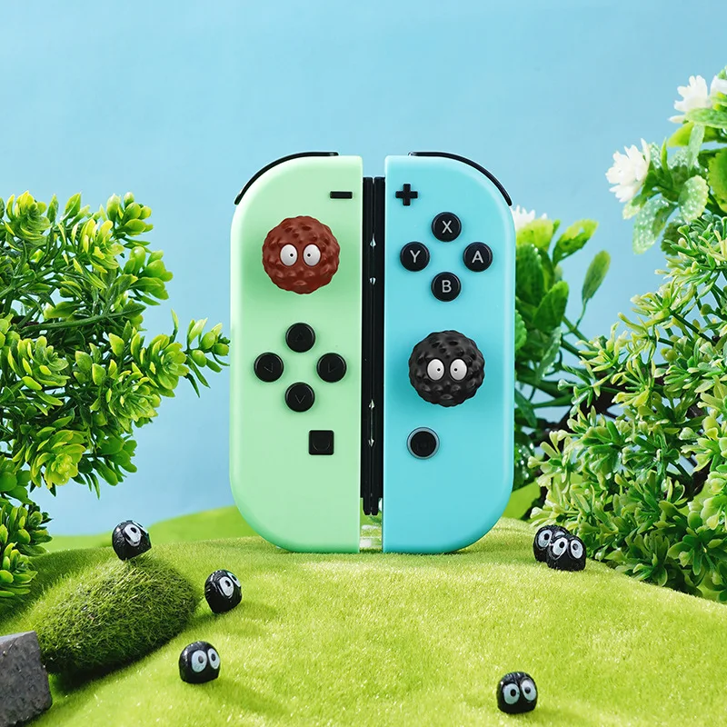 Nowa urocza silikonowa miękka uchwyt na kciuki z joystickiem obudowa ochronna do Switch Oled NS Lite Joy-con etui z drążkiem