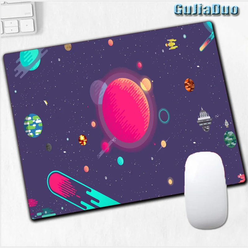 Starry Sky Art Mouse Pad Game ukuran besar 90x40 komputer tikar bermain untuk kantor Hoom tahan air antiselip minimalis Mousepad karpet