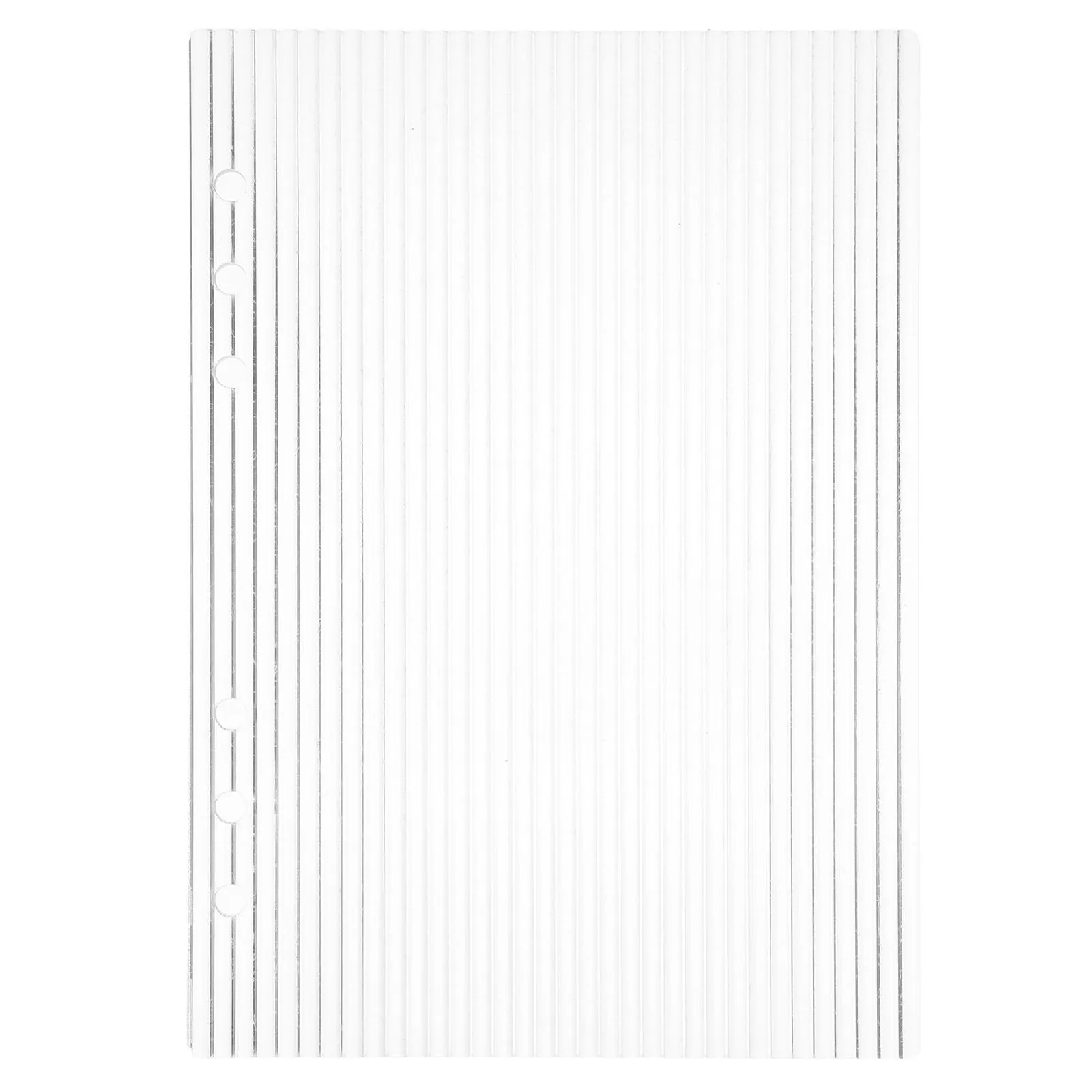 

Binder Cover Acrylic 6 Hole Protector Loose Leaf Notebook Ring Diary