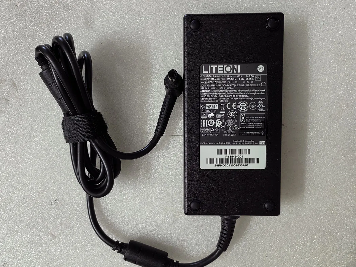 Original LITEON 19,5 V 9,23A 180W 7,4mm * 5,0mm Pin PA-1181-28 P13849-201 para microserve HPE ProLiant Gen10 Plus