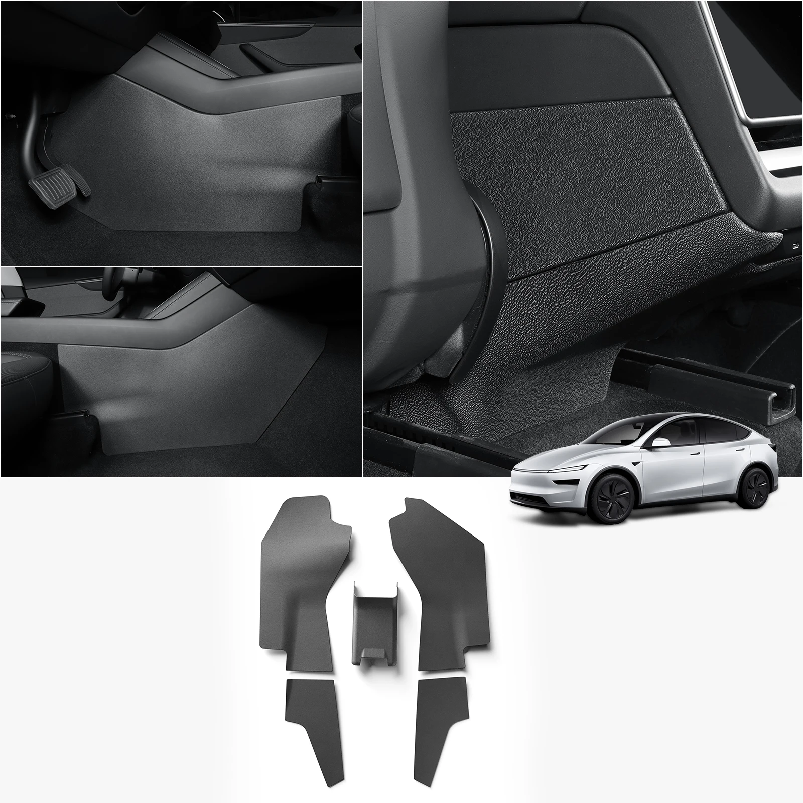 

SMABEE for Tesla Model Y Launch 2025 Juniper Anti-dirt Protective Pad Central Control Side Anti Kick Pad TPE Car Accessories