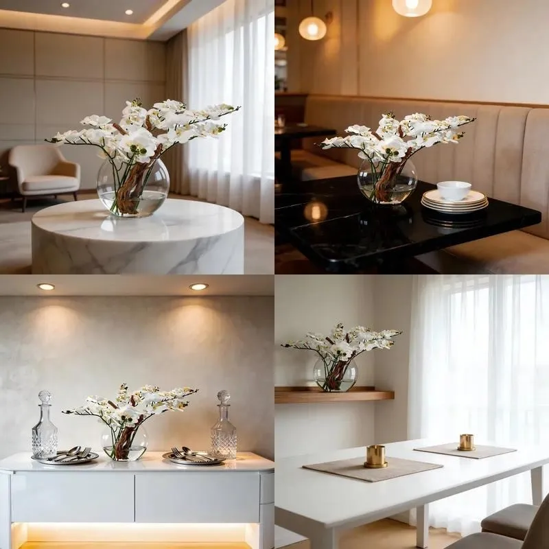 for Artificial plastic plant decorations - durable, environmentally friendly, lightweight, high-fidelity, suitable for indoor