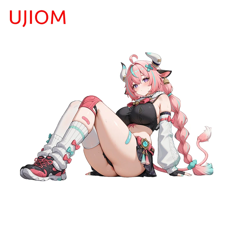 UJIOM Sexy Genshin Impact Varesa Wall Sticker Sitting Posture Beautiful Graphics Decal Creative Personality Amusing Wallpapers