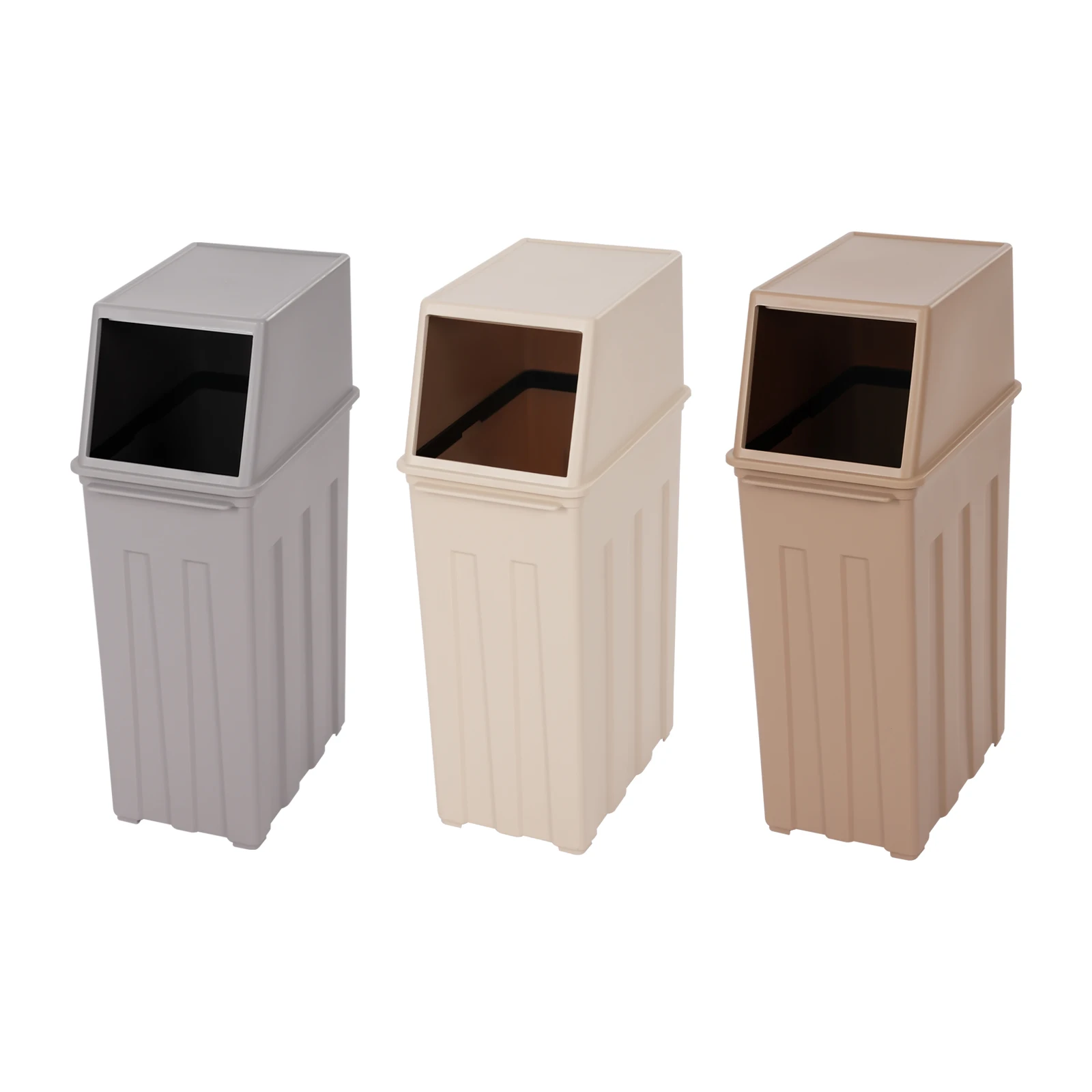 30L Large Capacity Trash Bin: Available in Three Colors, Stylish Design with Odor Control, Perfect for Home and Office Use