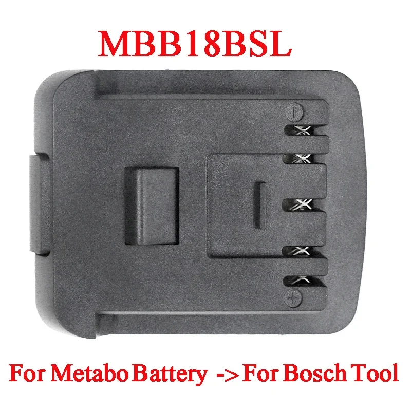 MBB18BSL Battery Adapter Converter for Metabo 18V LiHD Li-Ion Battery Convert To for Bosch Battery To for Bosch Power Tool Use