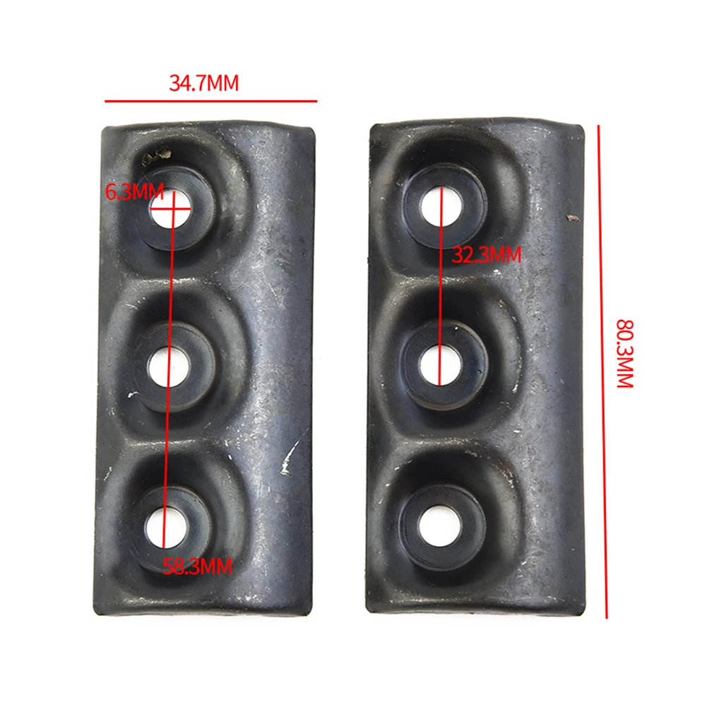 

Practical Planer Blade Cover Clamp Fine Workmanship Solid Material 2pcs Black Electric Tool Accessories For Woodworking