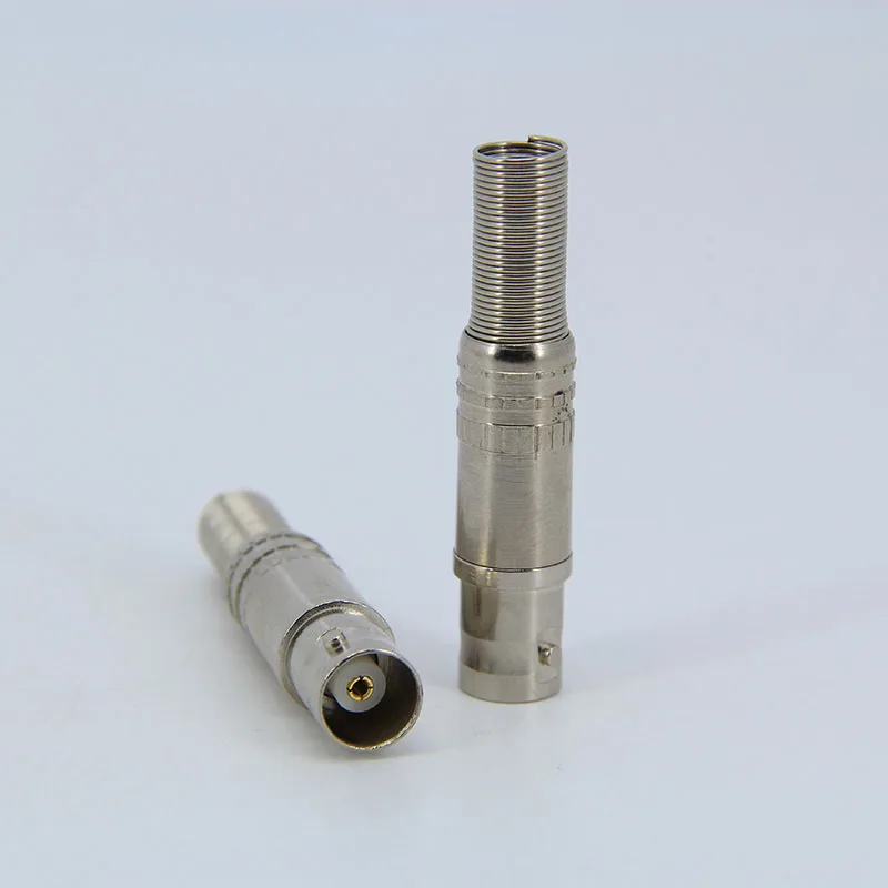 BNC Female Spring tail Cable Soldering for CCTV Video Monitor CONNECTOR welding plug J17