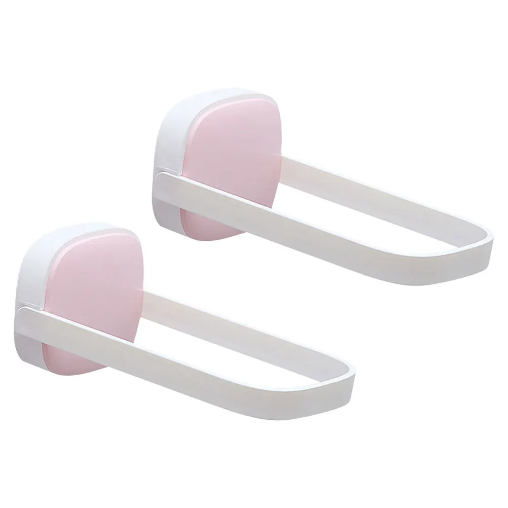 

Wall Mount Clothes Hanger ABS Foldable Punch Free Storage ganizer Rack Laundry Room Balcony Bathroom Household Stacker