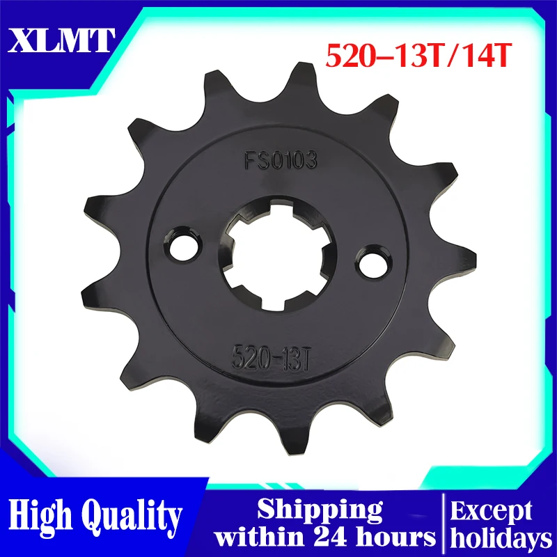 Zahnkranz 13T 14T Motorrad-Vorderradkettenrad 520 Kette für Road 125 ABS 125 RC 200 RC 125RC 200RC