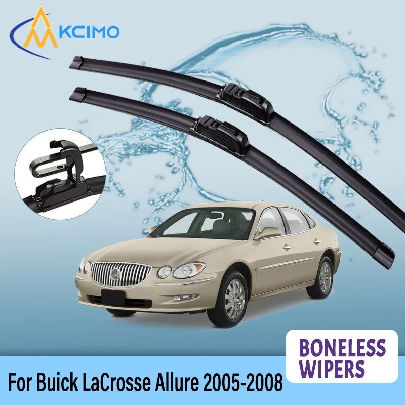 

Car Wiper For Buick LaCrosse Allure 2005-2008 Wiper U-type Soft Rubber Boneless Wiper HD Quiet Durable Automotive Wiper 22"+22"