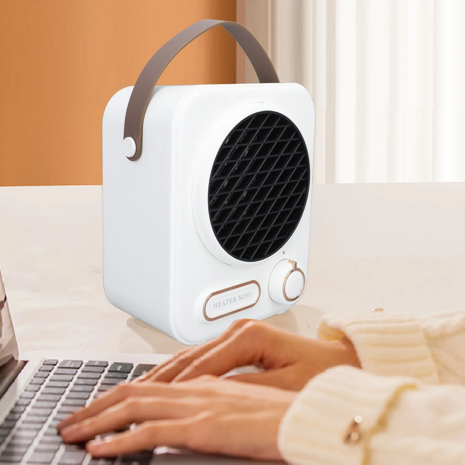 

Портативный электрический обогреватель PP 1000 Вт, быстрый нагрев, защита от перегрева, портативный обогреватель, вентилятор для стола в спальне