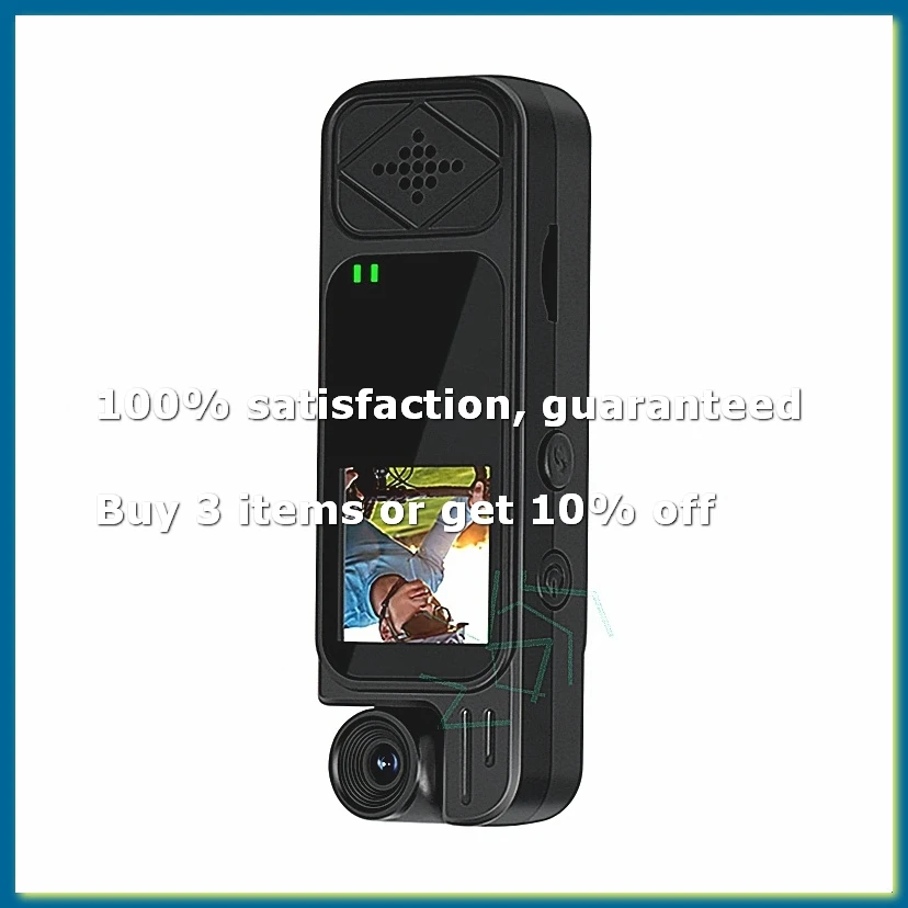 ●1080P HD Mini Camera Portable Digital Video Recorder Body Camera with Infrared Night Vision Compact Sports DV Camcorder