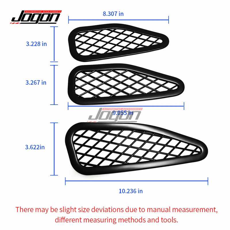 ABS Car Exterior Front Hood Air Vent Frame Stickers & Rear Spare Tire Side Panel Cover Trim For Toyota FJ Cruiser XJ10 2006-2020