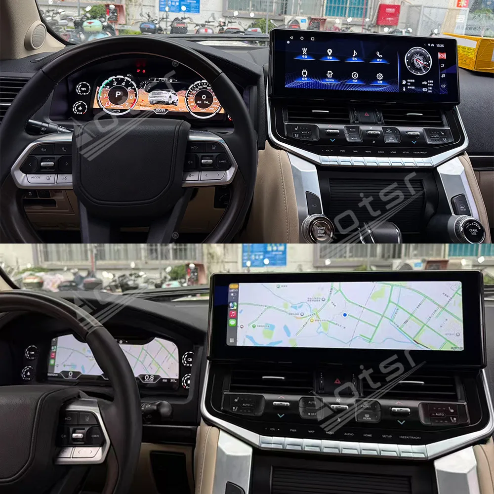 

Автомобильный ЖК-цифровой кластер для Toyota Land Cruiser LC200 2008-2015, приборная панель, виртуальный кабин, инструмент, автоматический измеритель скорости, экран Ai