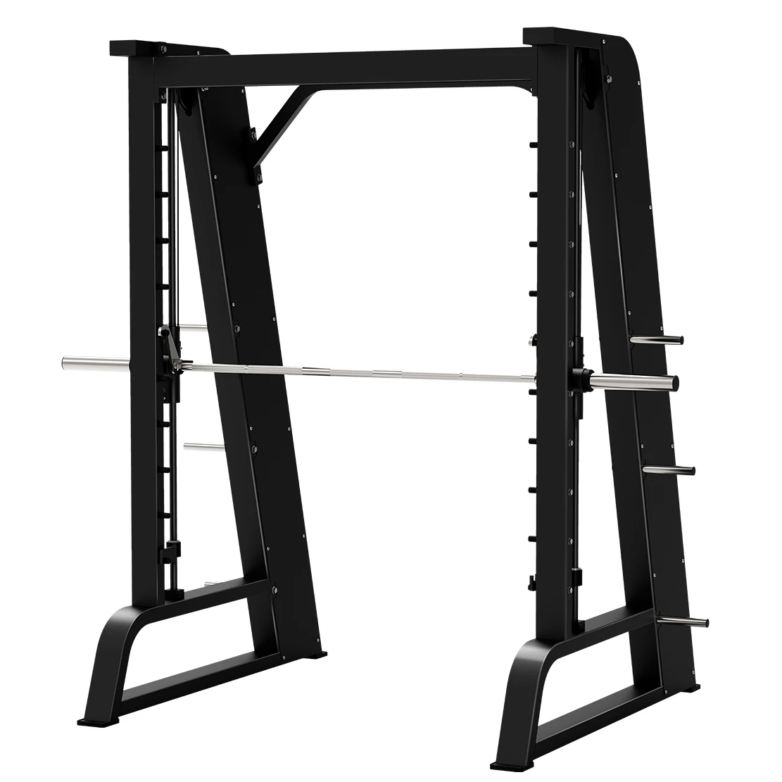 Commercial Gym Club Smith Machine for Bodybuilding and Exercise for Weight Lifting Plate Loaded  Smith Machine with Safety Lockp