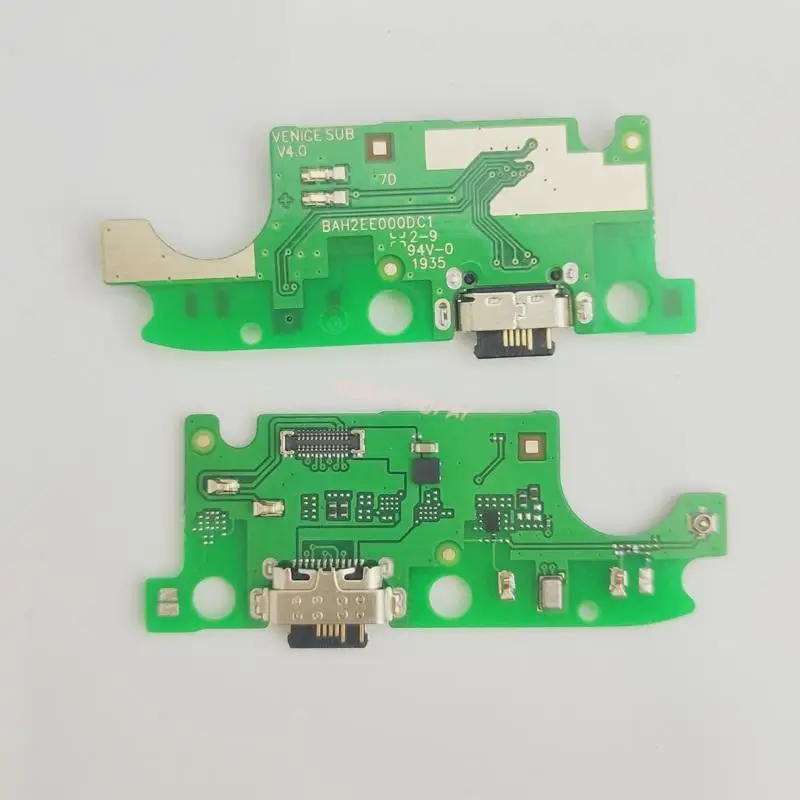 For Alcatel 3X 2019 5048 5048U 5048Y USB Dock Charging Port Charger Plug Board Flex Cable With Microphone MIC +Tracking