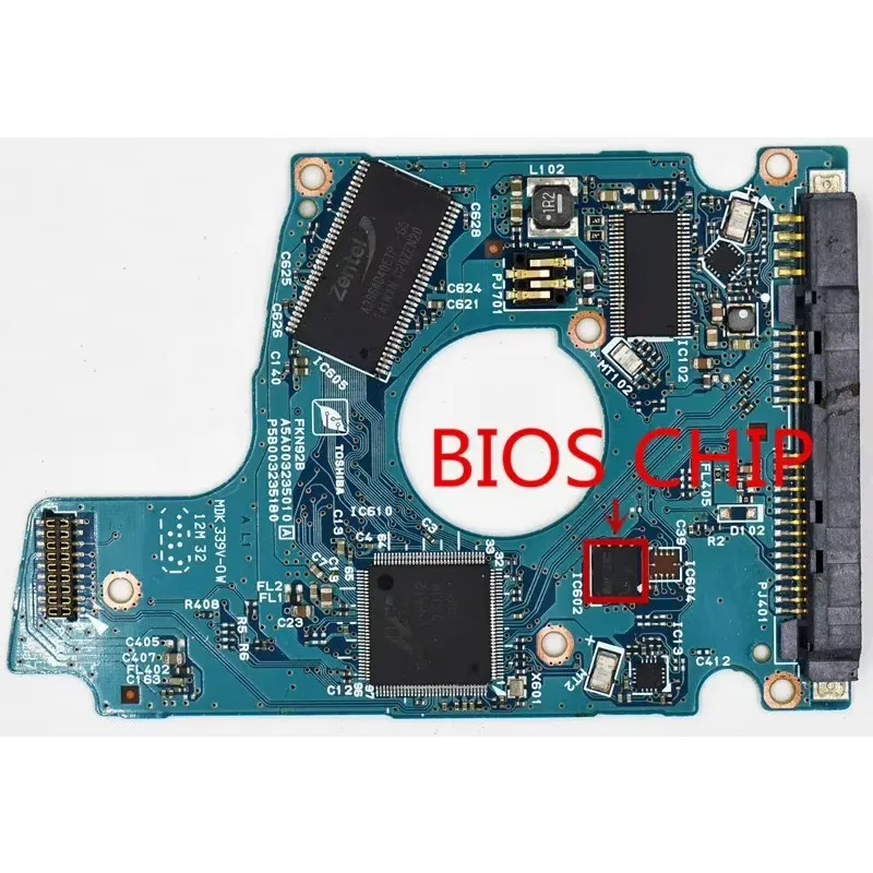 Toshiba Hard Disk Circuit Board / G3448A Change to SATA / MQ01ABF032 MQ01ABD075 HDKCB16D2A01 MQ01ABF032 MQ01ABF050 MQ01ABD100